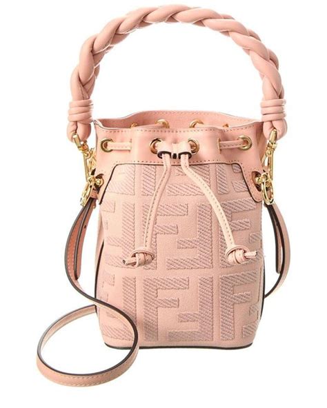 fendi pink handbag|fendi hot pink bucket bag.